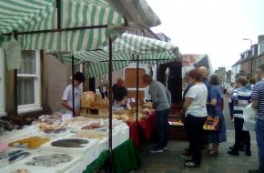 fish and bread stall